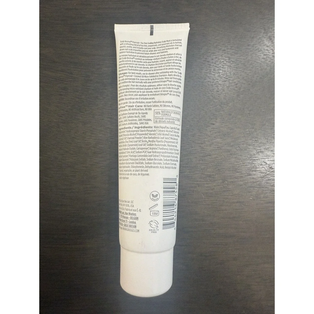Briogeo Scalp Revival‎ Charcoal + Tea Tree Cooling Hydration Scalp Mask 2 fl oz